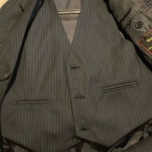 3piece kids blue stripped  suite